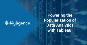 blog: Powering the Popularization of Data Analytics with Tableau